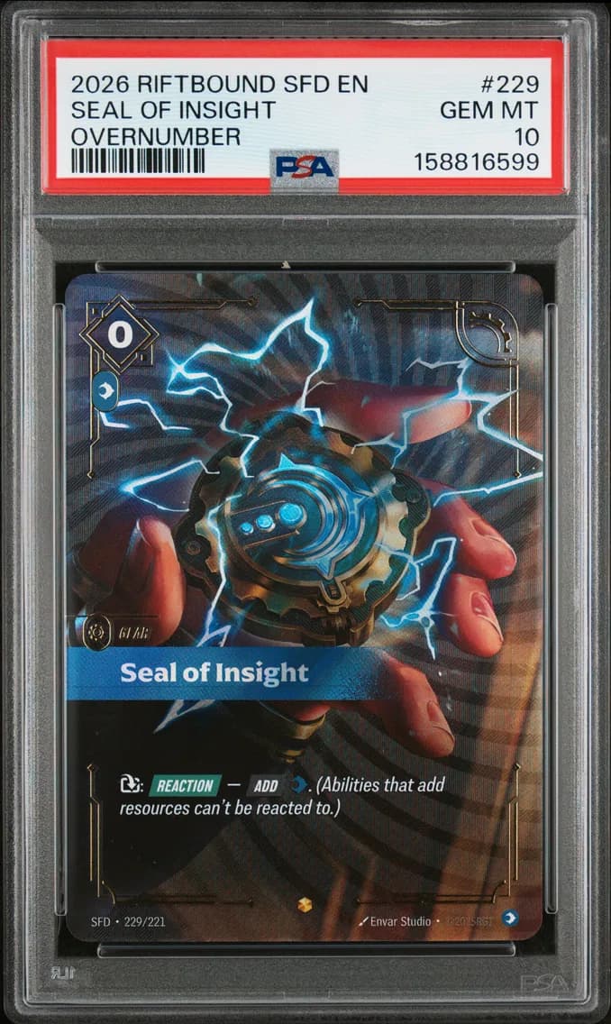 Seal of Insight, PSA 10