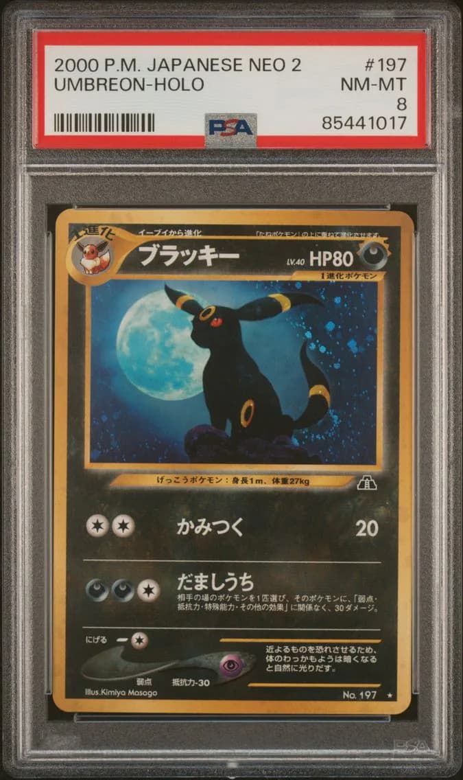 Umbreon-Holo, PSA 8