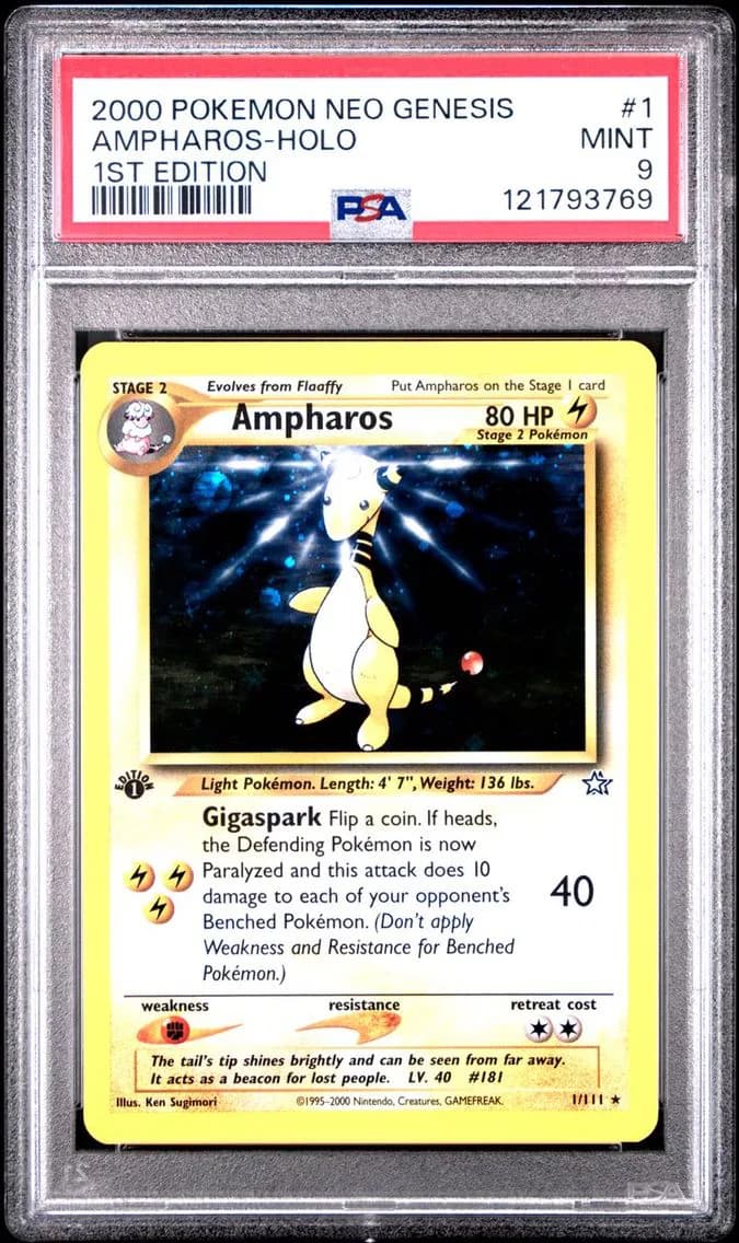 AMPHAROS-HOLO, PSA 9