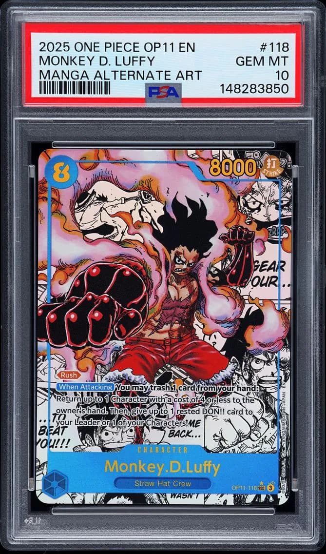 Monkey D. Luffy, PSA 10