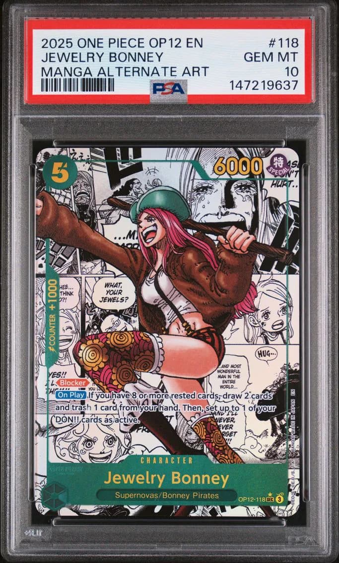 Jewelry Bonney, PSA 10