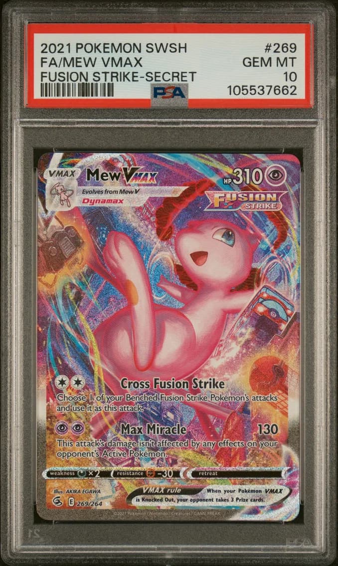 Full Art/Mew Vmax, PSA 10