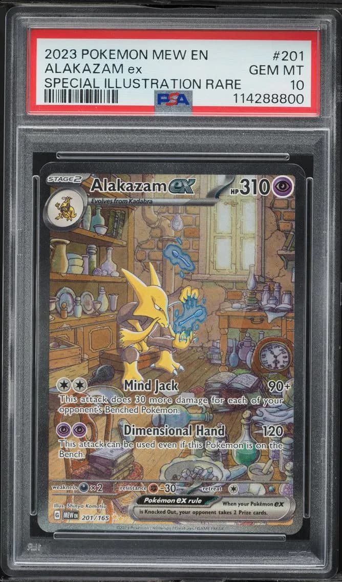 Alakazam EX, PSA 10