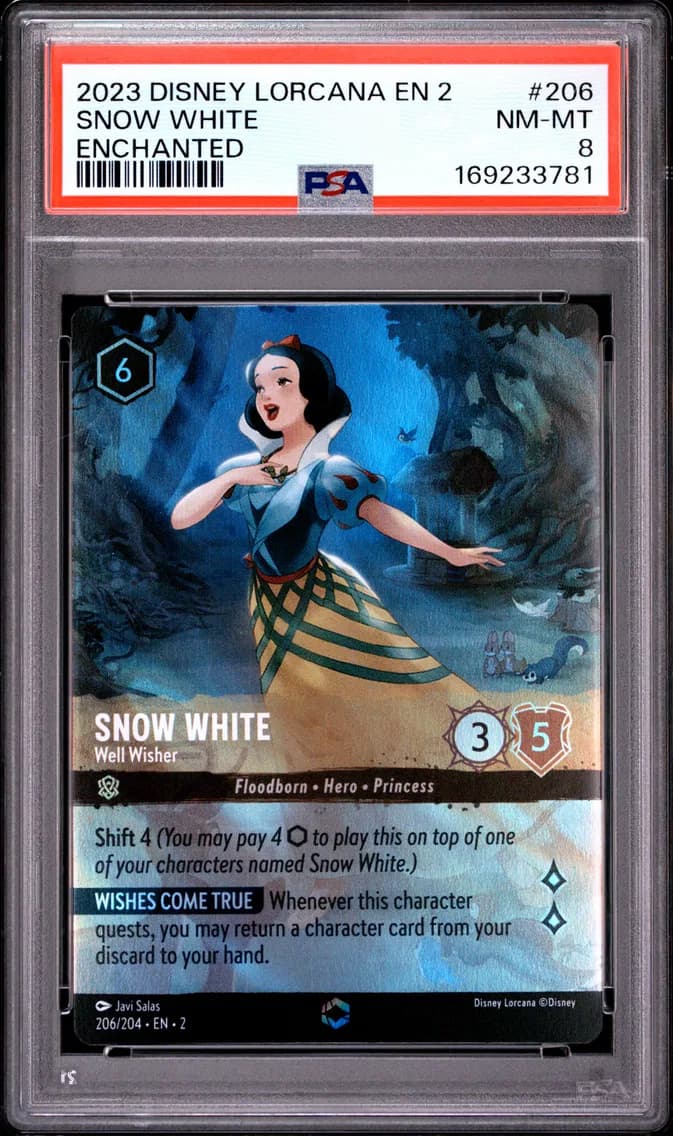 Snow White - Well Wisher, PSA 8