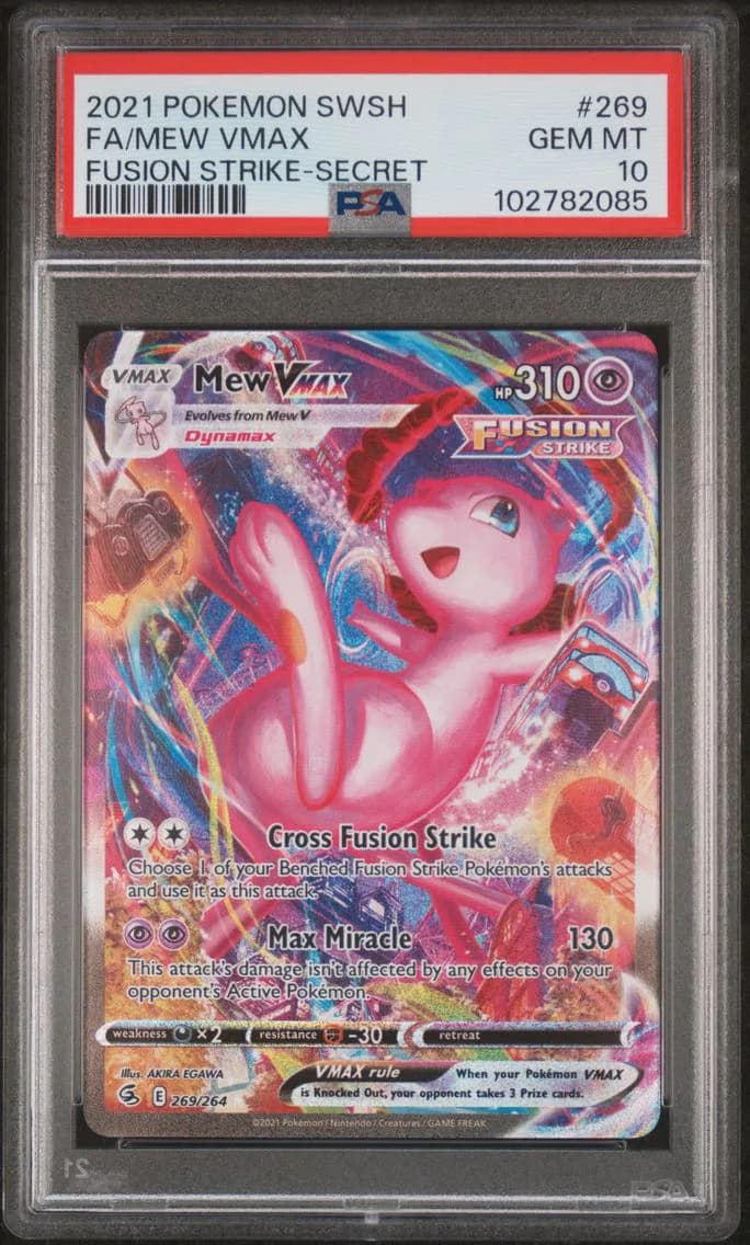 Full Art/Mew Vmax, PSA 10