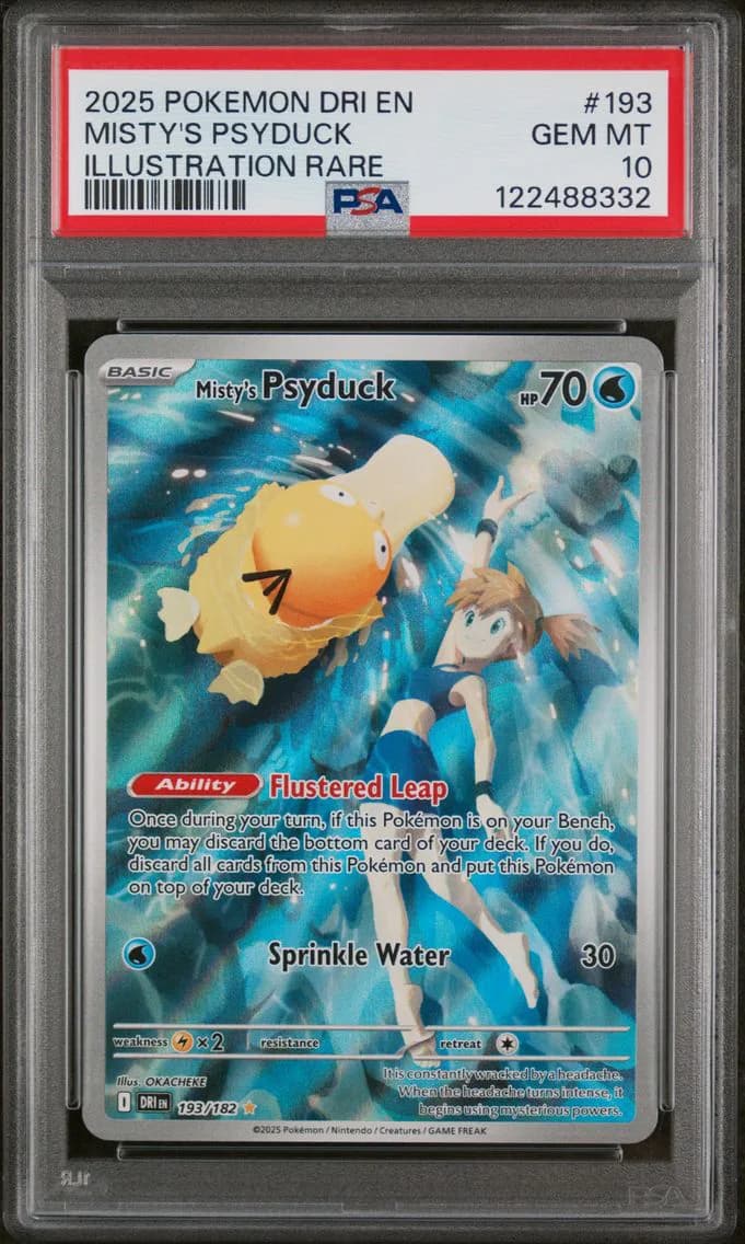 Misty's Psyduck, PSA 10