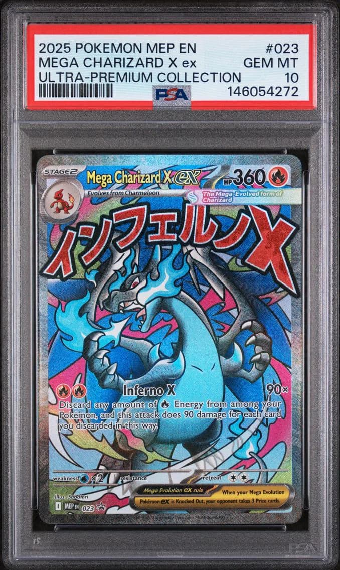 Mega Charizard X EX, PSA 10