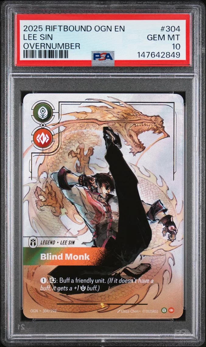 Lee Sin - Blind Monk, PSA 10