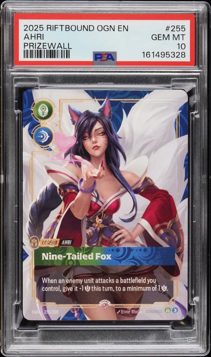 Ahri - Nine-Tailed Fox, PSA 10
