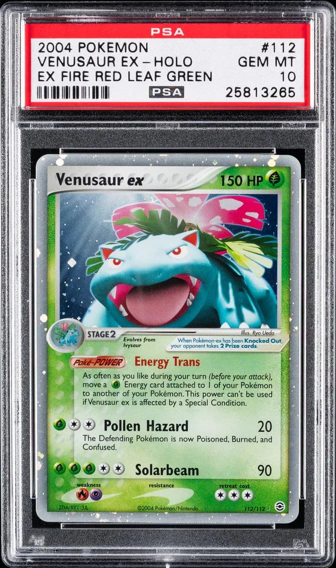 Venusaur EX-Holo, PSA 10