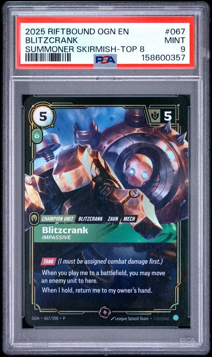 Blitzcrank - Impassive, PSA 9