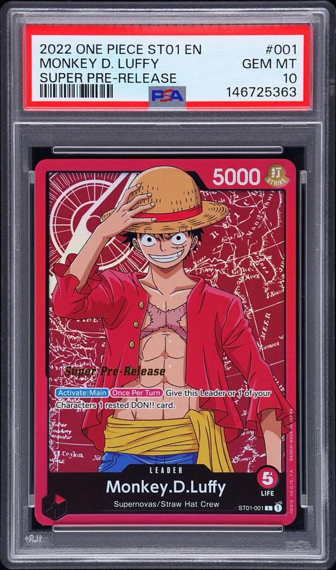 Monkey D. Luffy, PSA 10