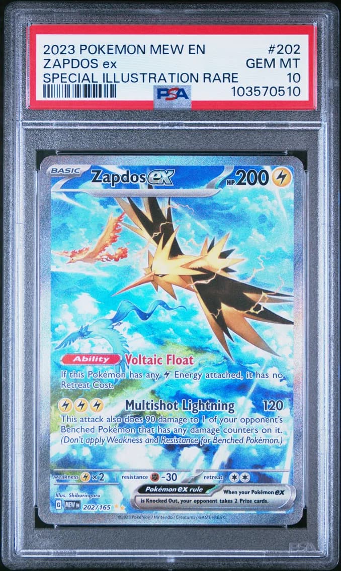 Zapdos EX, PSA 10