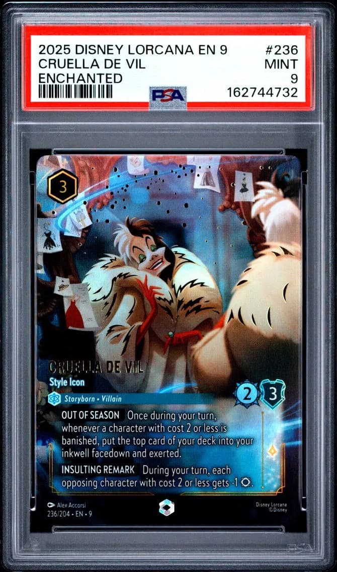 CRUELLA DE VIL, PSA 9