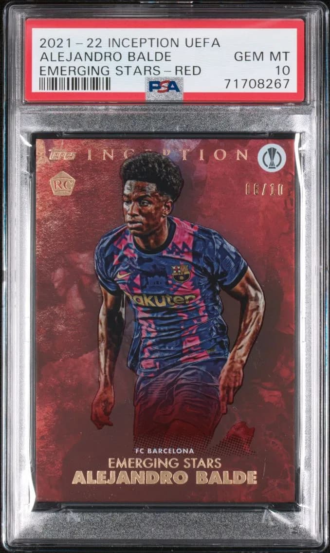 Alejandro Balde, PSA 10