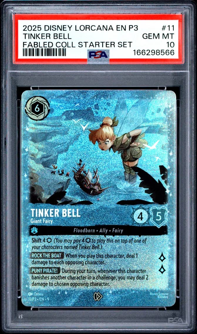 Tinker Bell - Giant Fairy, PSA 10