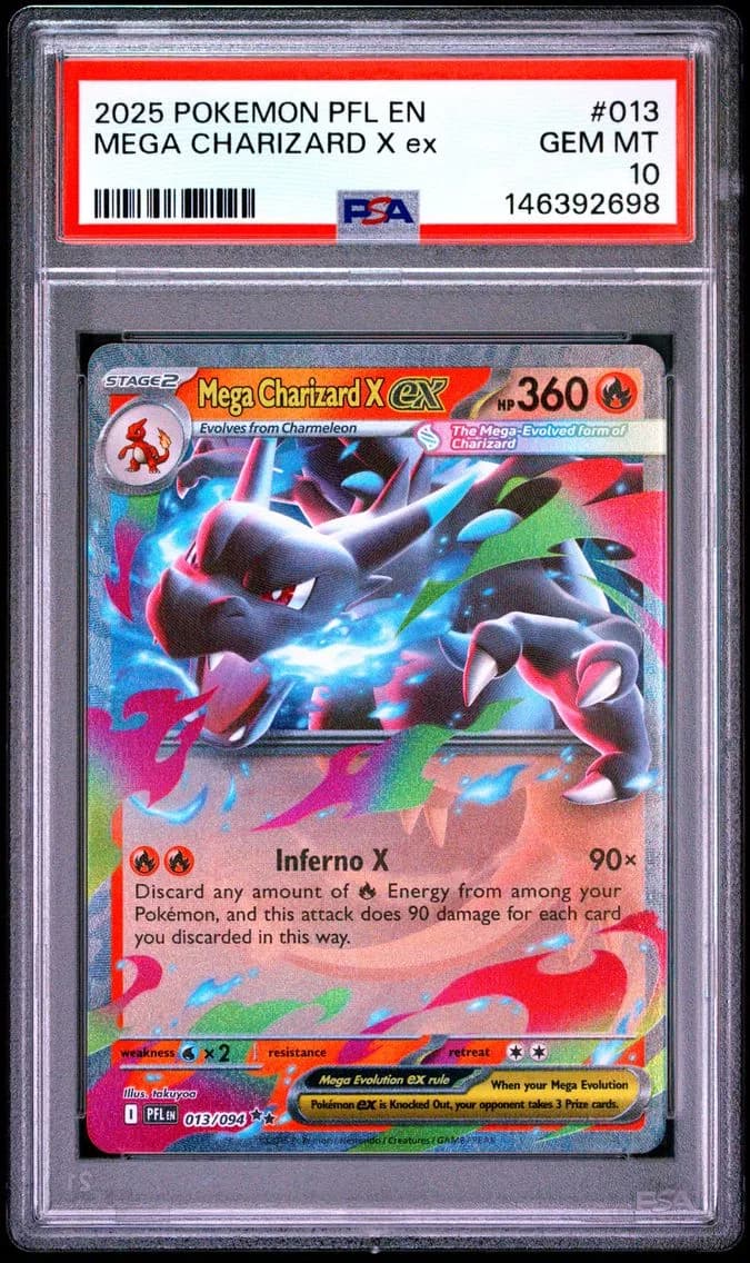 Mega Charizard X EX, PSA 10
