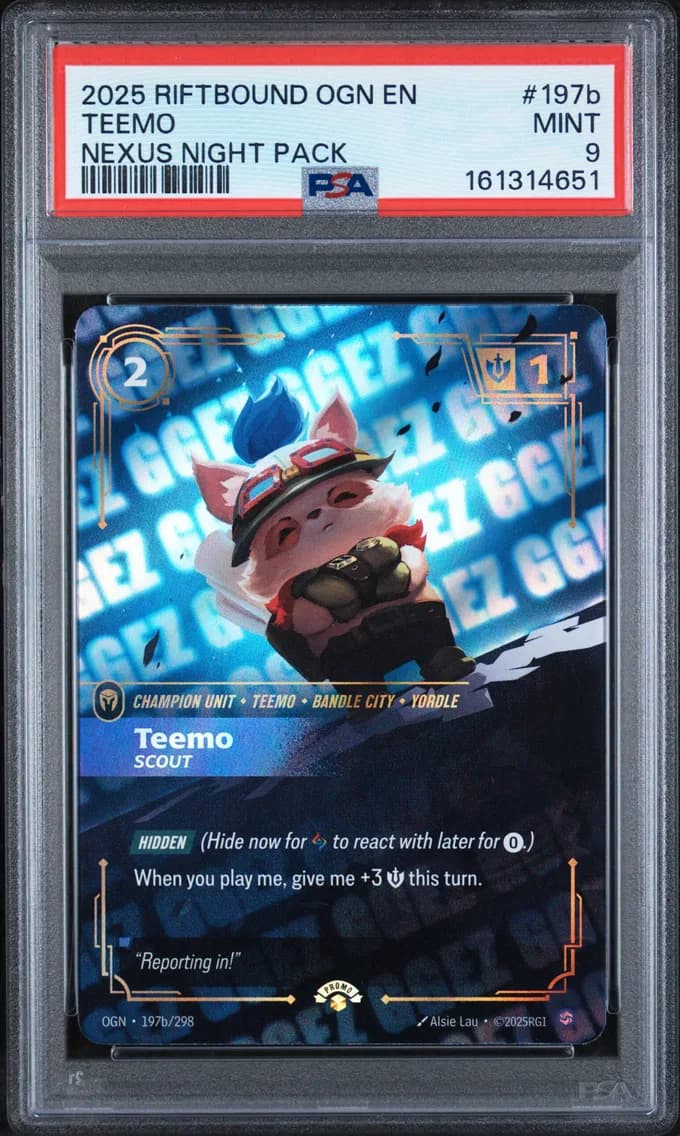 Teemo - Scout, PSA 9