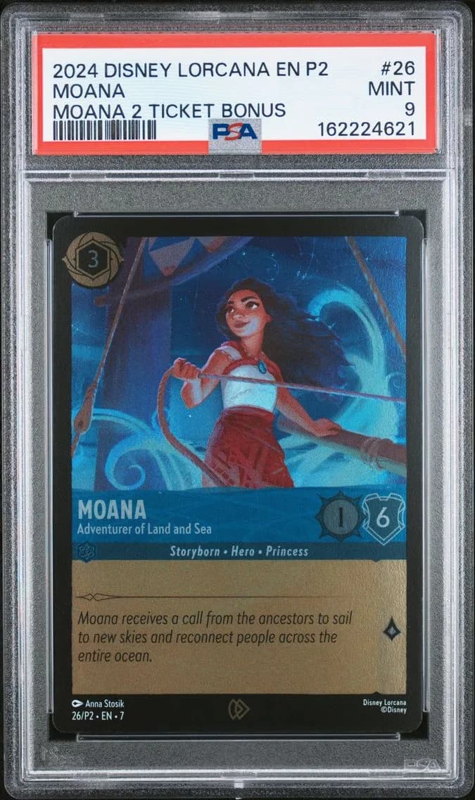 Moana - Adventurer of Land and Sea, PSA 9