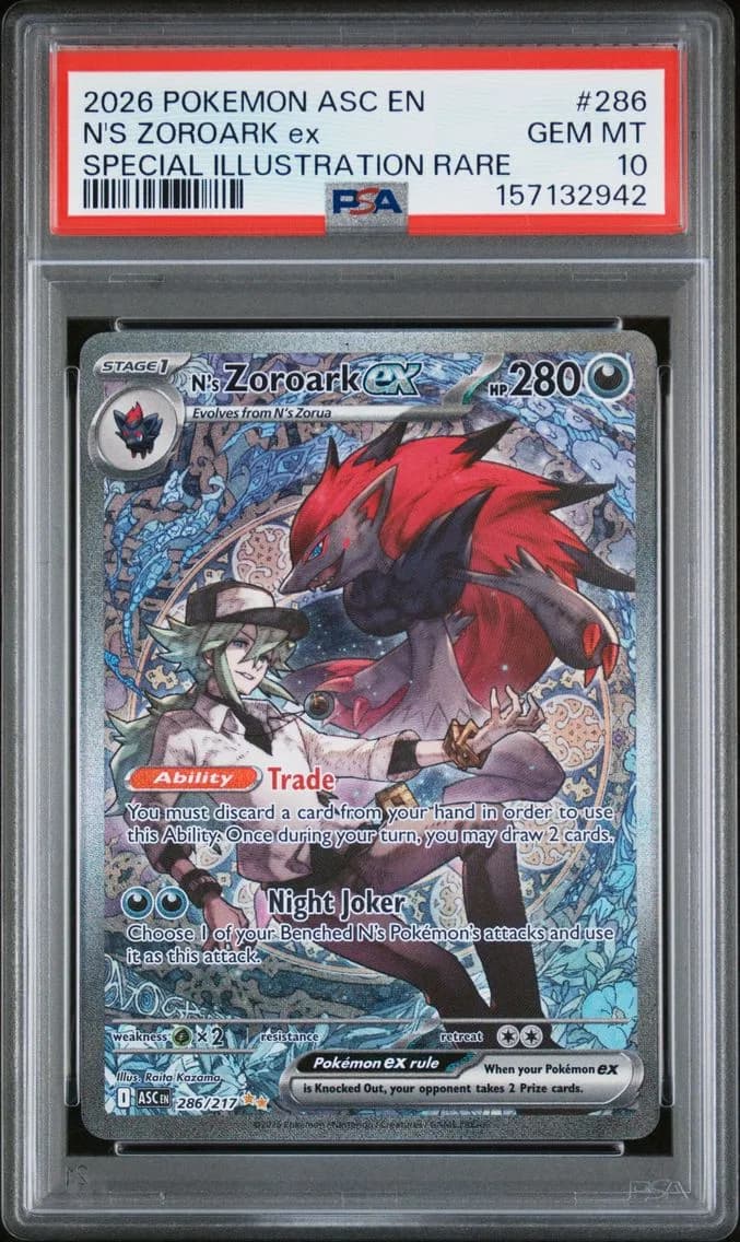 N's Zoroark EX, PSA 10