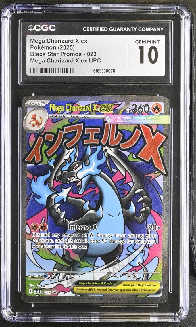 Mega Charizard X ex, CGC 10