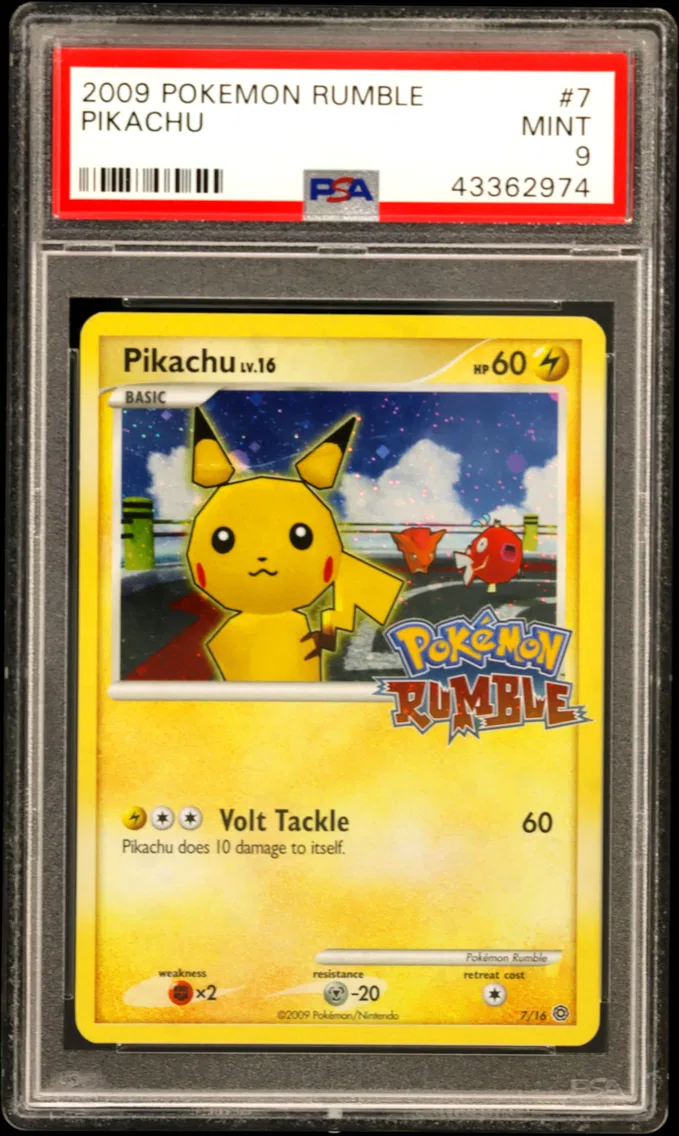 Pikachu, PSA 9
