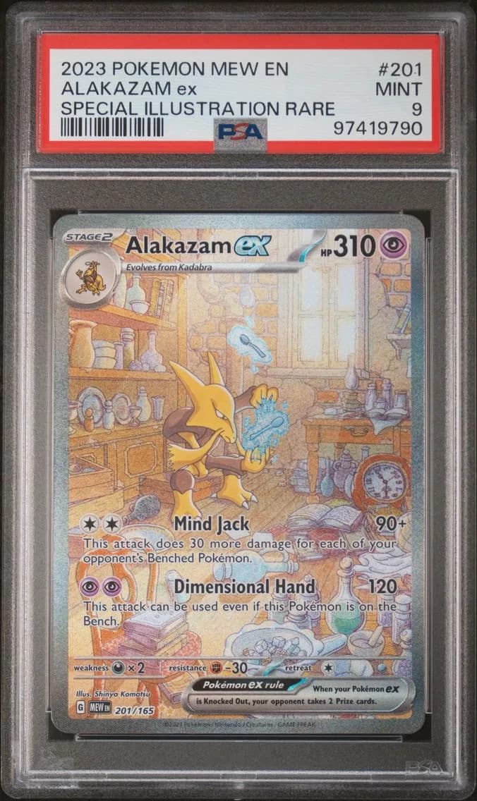 Alakazam EX, PSA 9