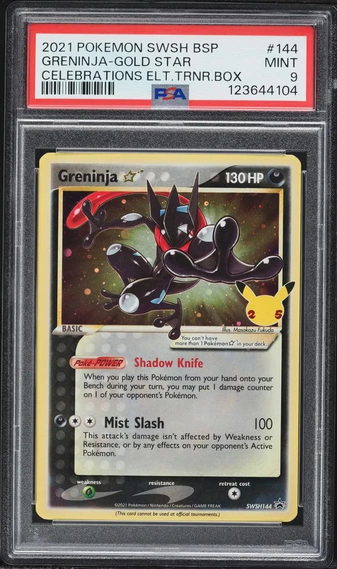 Greninja-Gold Star, PSA 9