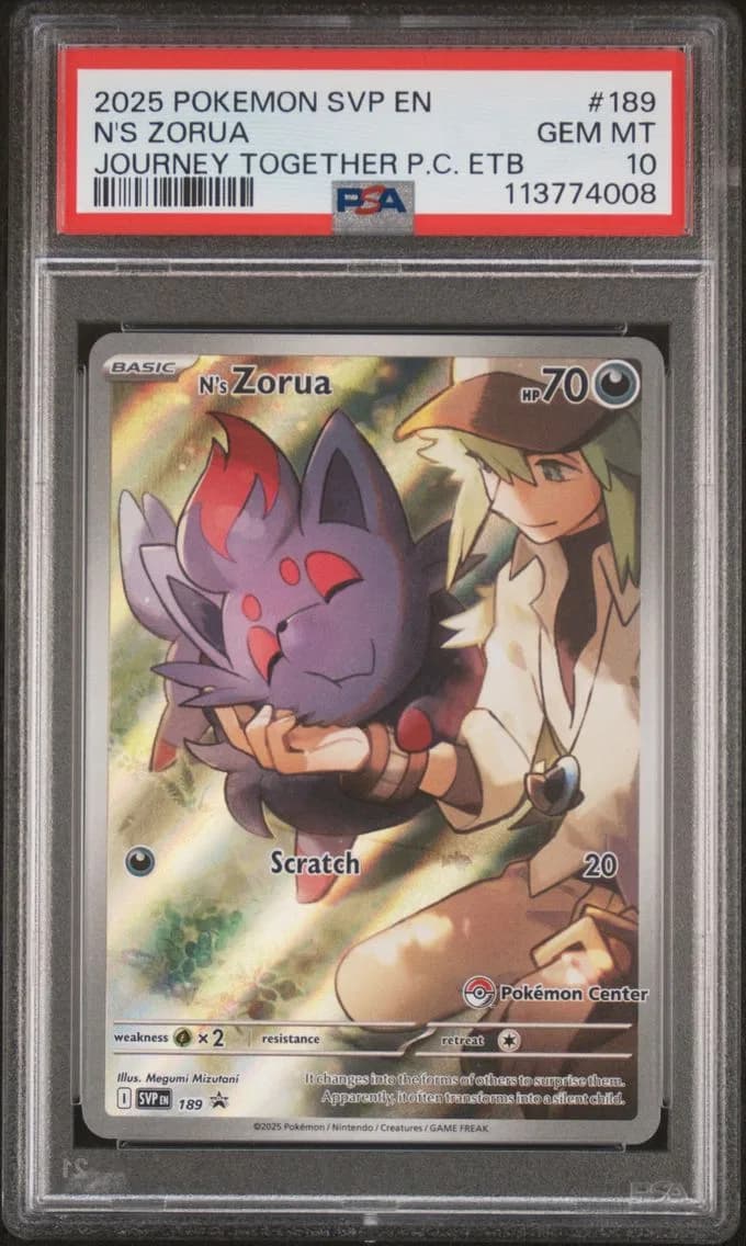 N's Zorua, PSA 10