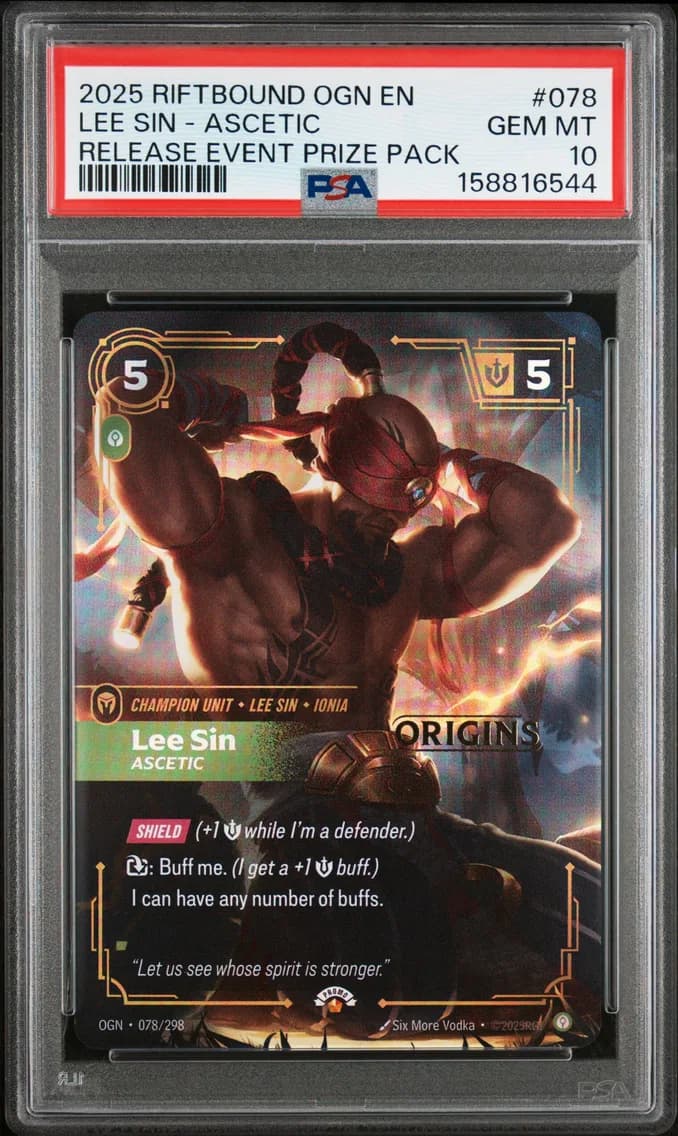 Lee Sin - Ascetic, PSA 10