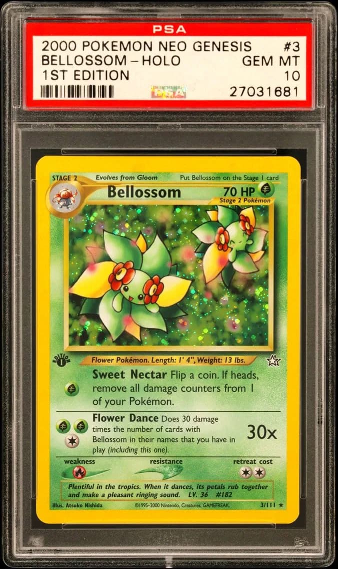 Bellossom-Holo, PSA 10