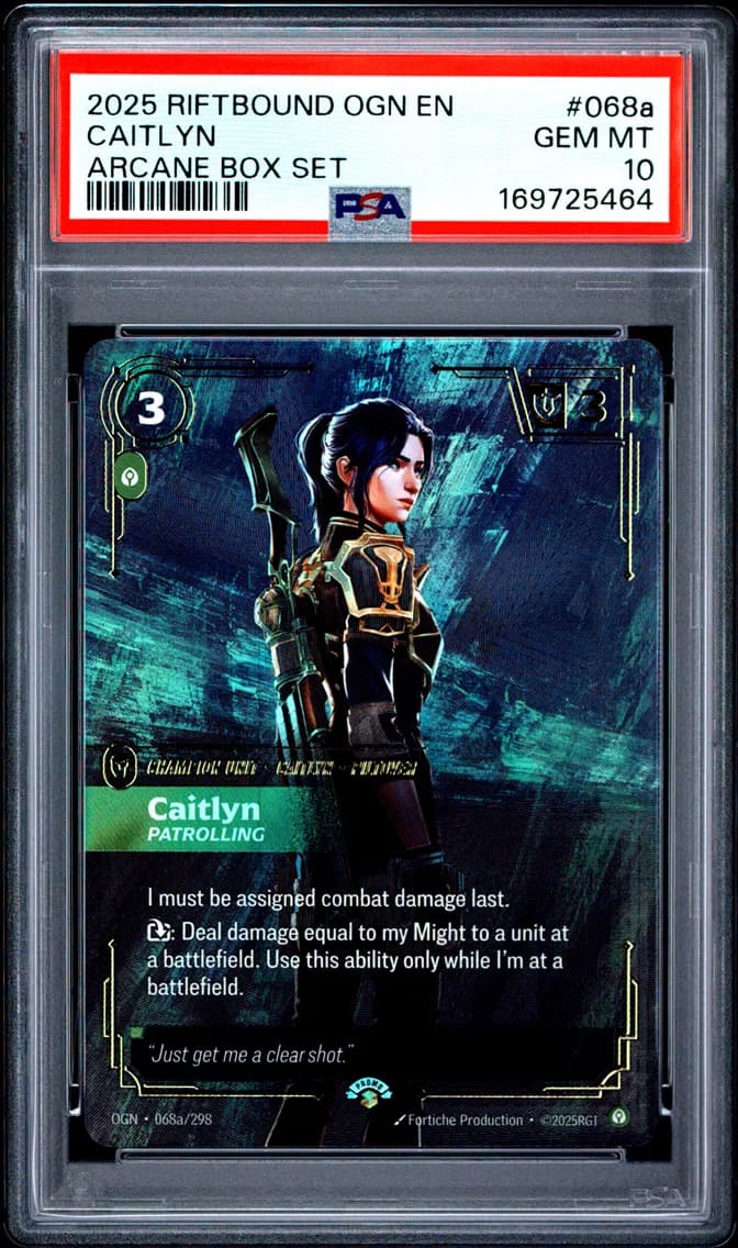 Caitlyn - Patrolling, PSA 10