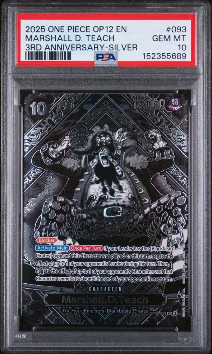 Marshall D. Teach, PSA 10