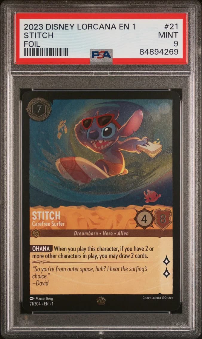 STITCH, PSA 9