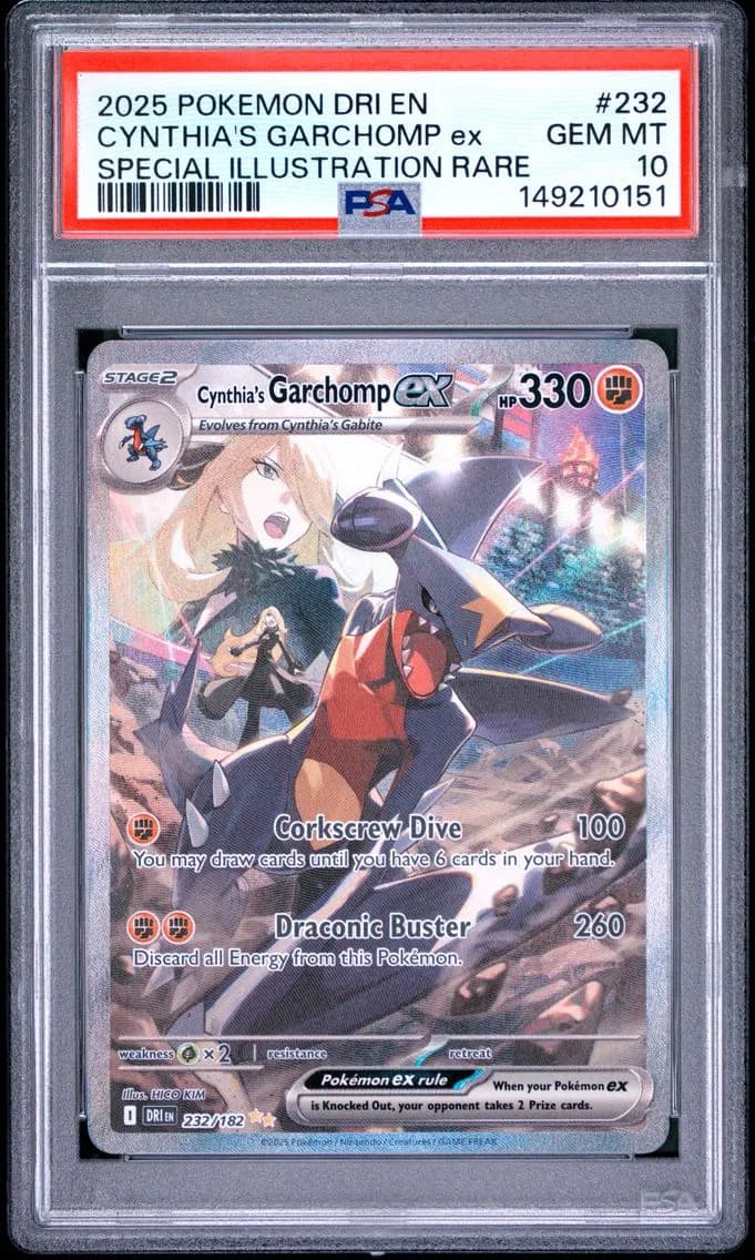 Cynthia's Garchomp EX, PSA 10
