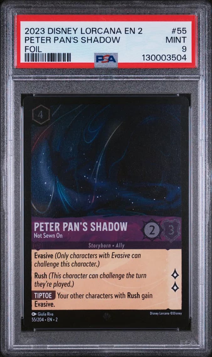Peter Pan's Shadow - Not Sewn on, PSA 9