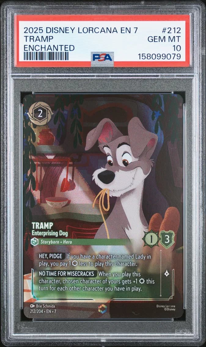 Tramp - Enterprising Dog, PSA 10