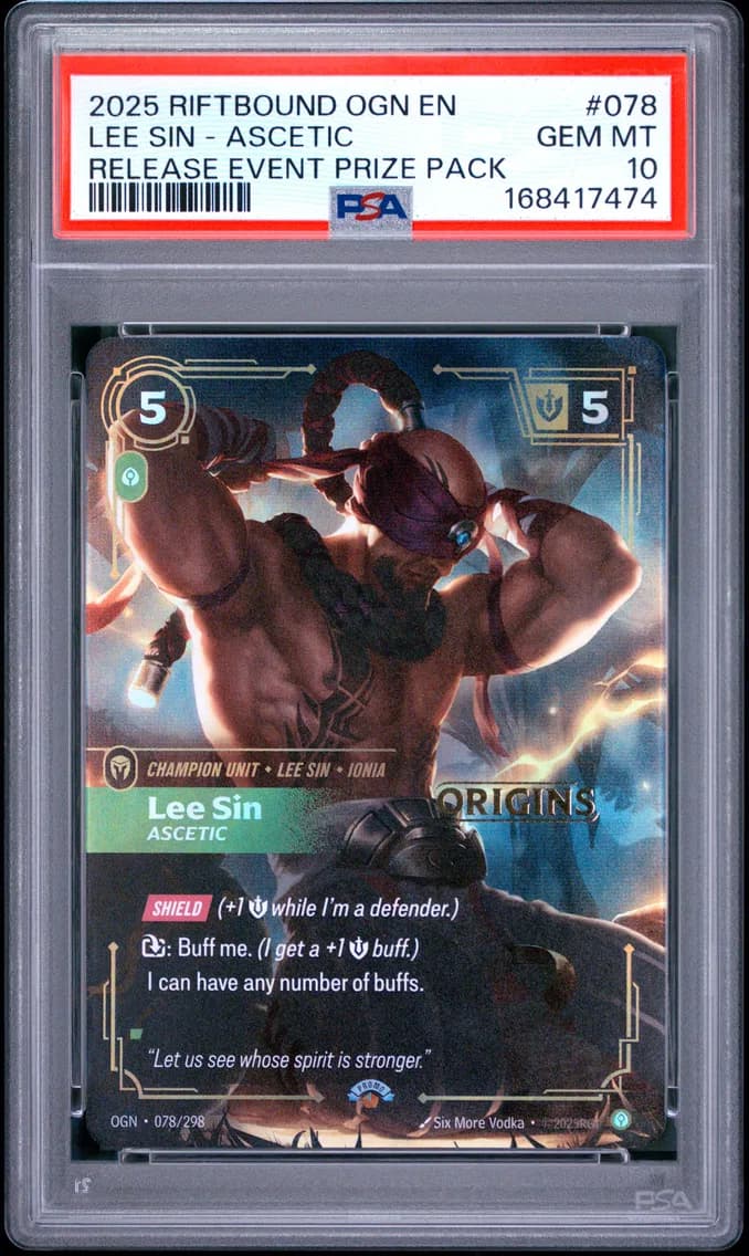 Lee Sin - Ascetic, PSA 10