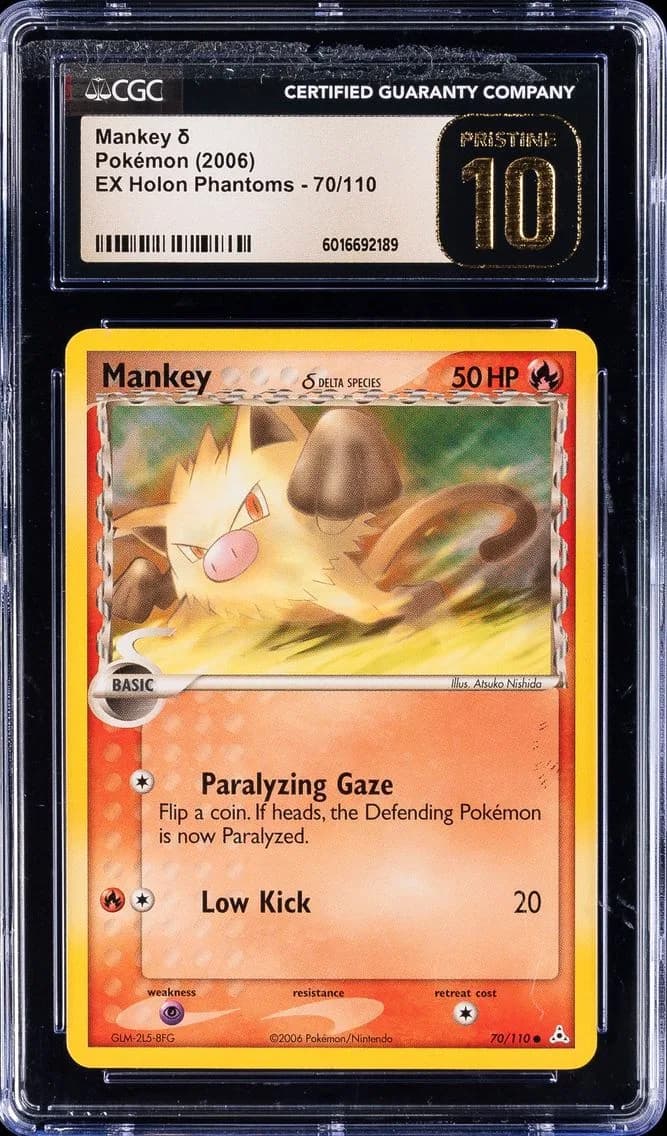 Mankey, CGC Pristine 10