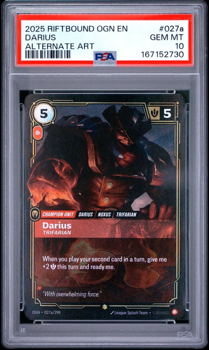 Darius - Trifarian, PSA 10