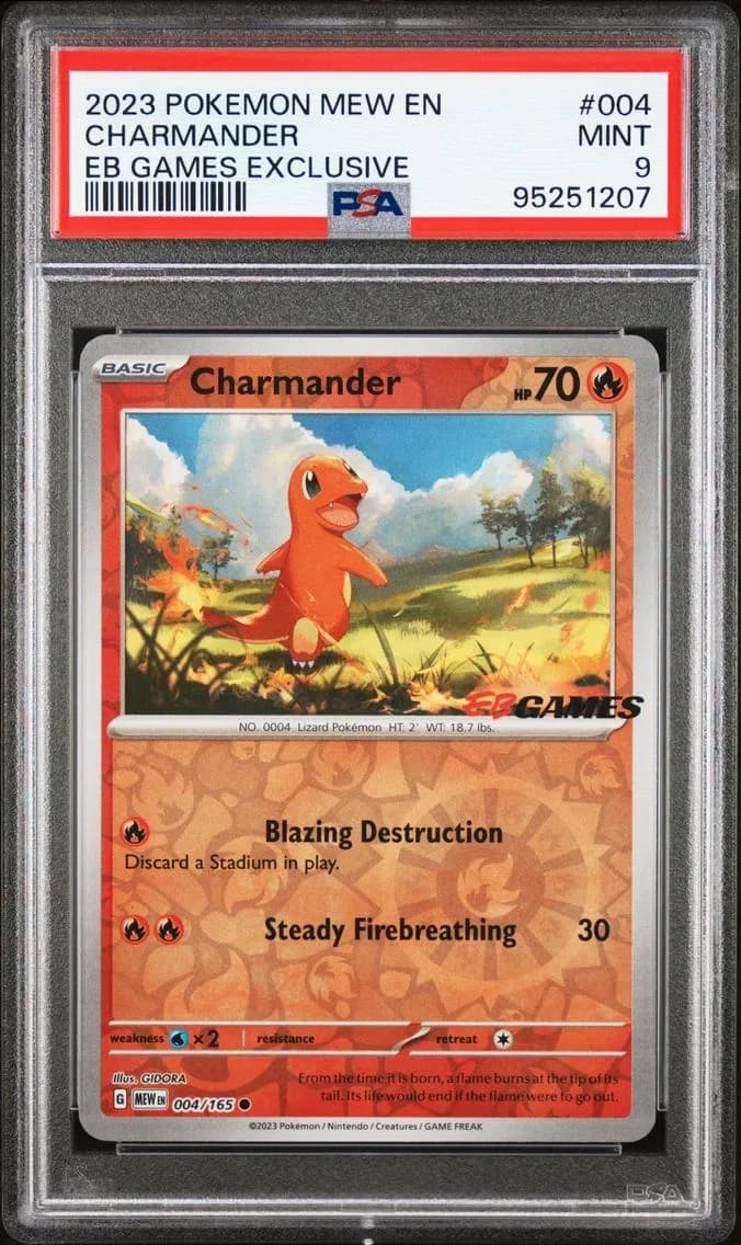 Charmander, PSA 9