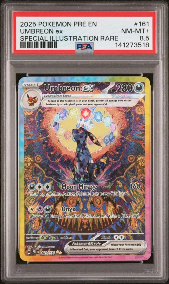 Umbreon EX, PSA 8.5