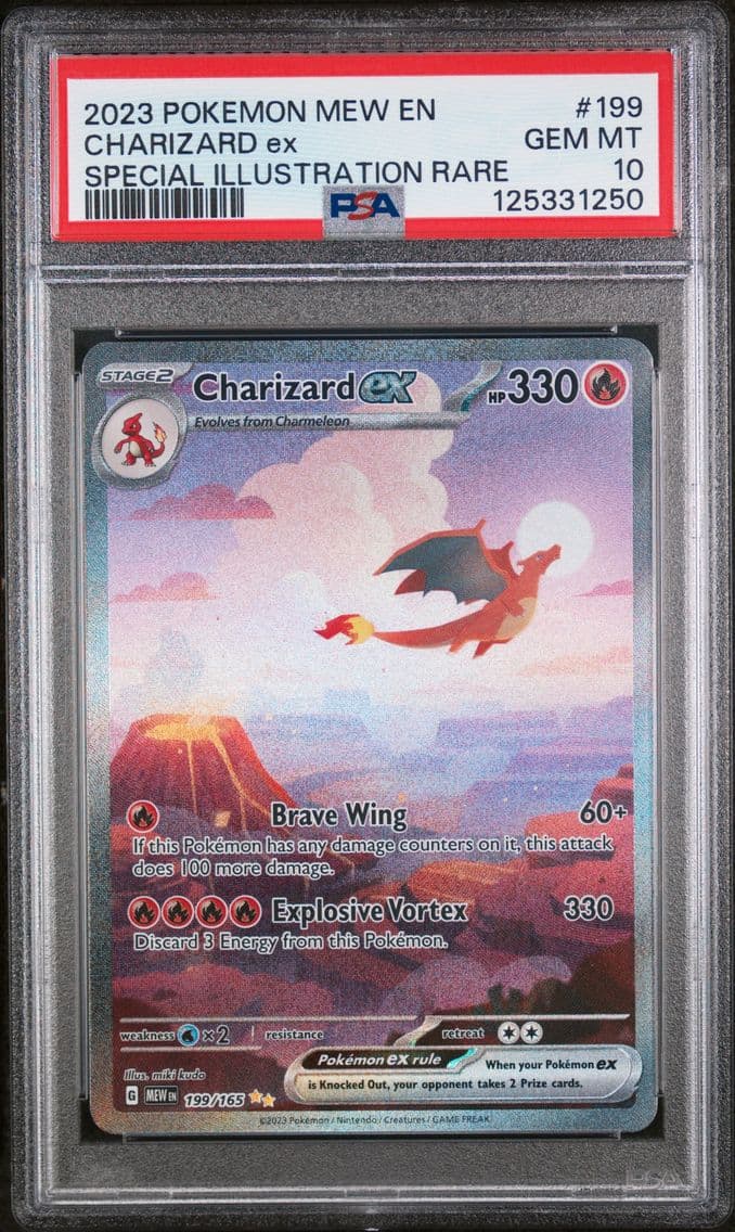 Charizard EX, PSA 10