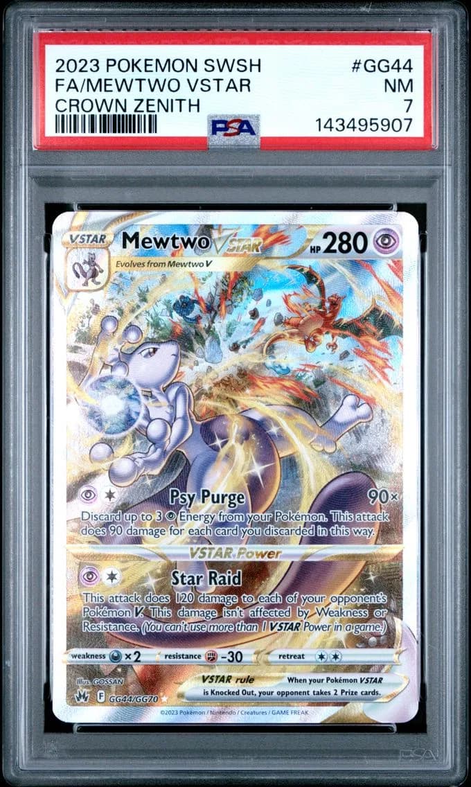 Full Art/Mewtwo Vstar, PSA 7