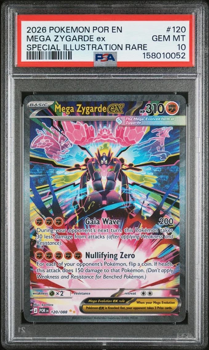Mega Zygarde EX, PSA 10