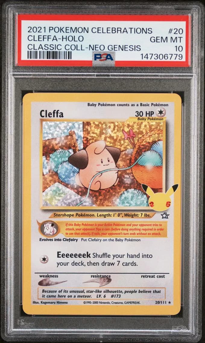 Cleffa-Holo, PSA 10