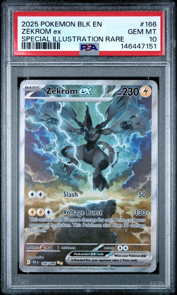Zekrom EX, PSA 10