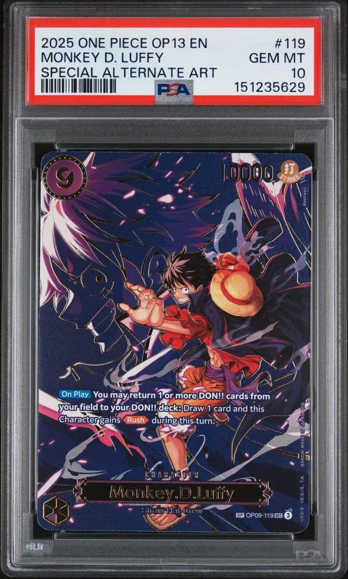 Monkey D. Luffy, PSA 10