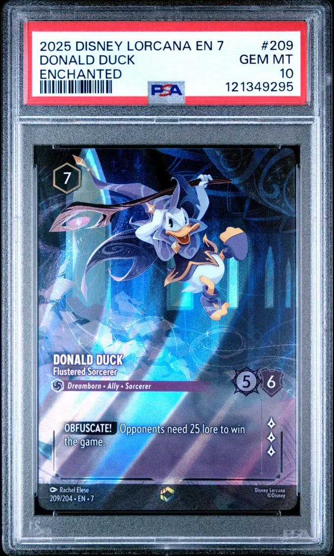 Donald Duck - Flustered Sorcerer, PSA 10