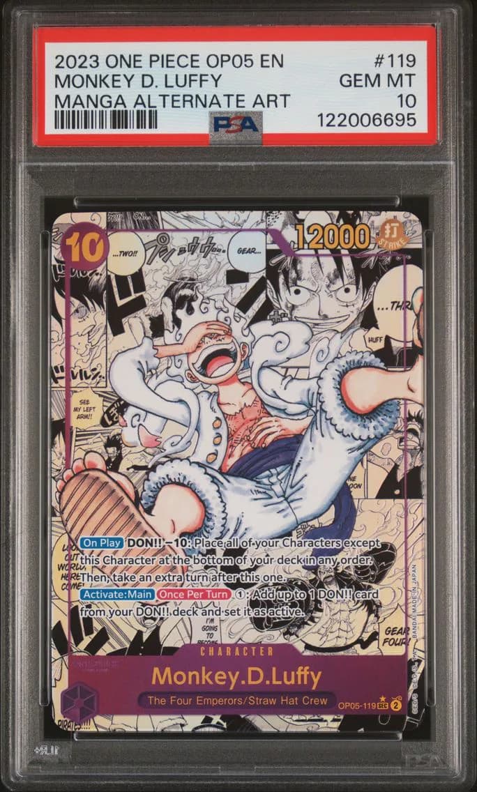 Monkey D. Luffy, PSA 10